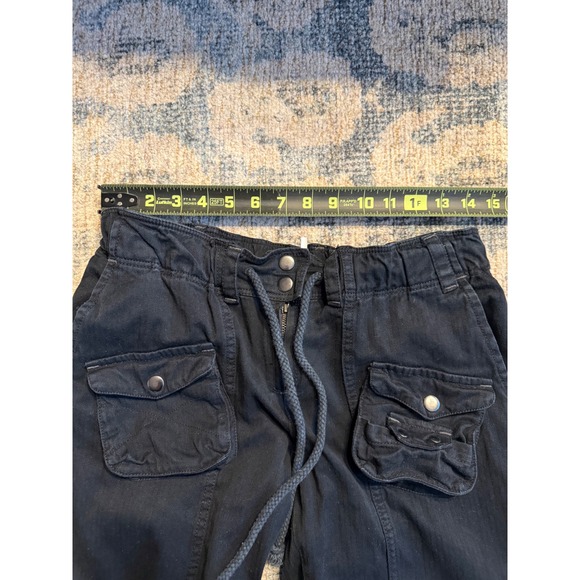Free People Tahiti Cargo Utility Pants Dark Blue XS Excellent Condition - Picture 5 of 7